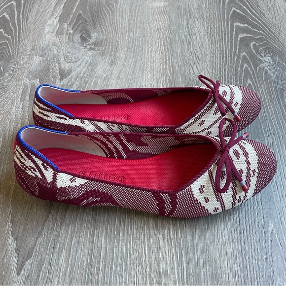 Rothy’s Botanical Burgundy Flats - Picture 3 of 5